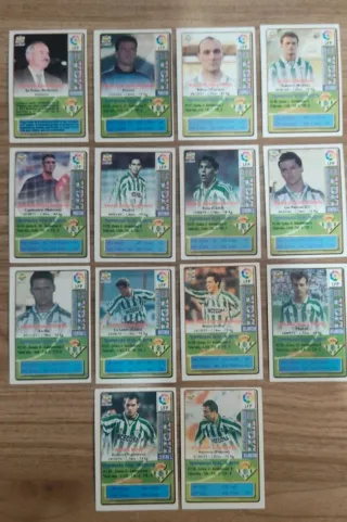 Lote cromos Betis 96-97