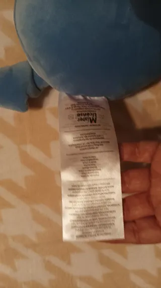 Cojín y Antifaz Stitch Disney con etiqueta