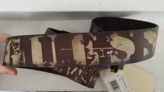 Guess Jeans Cinturón Marrón Estampado