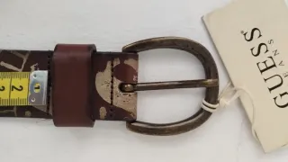 Guess Jeans Cinturón Marrón Estampado