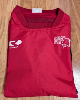 Cortavientos rojo niño T.14