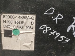 Faro der renault 8200014358 vel satis (bj0) 398679