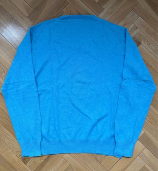Jersey Gant Azul Cuello V Talla L