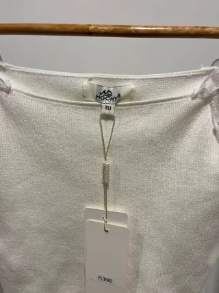 Blusa branca manga transparente