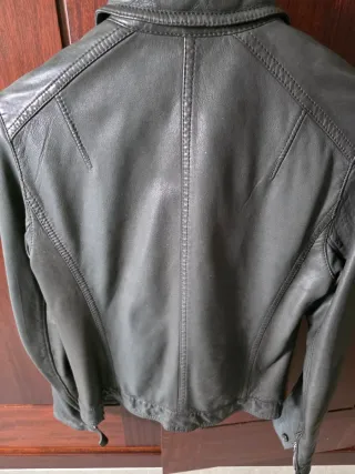 Chaqueta Piel Neil Barrett Marrón Oscuro