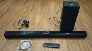 Soundbar e Subwoofer TV home cinema