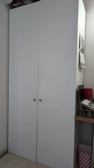 Armario blanco 114x230x58