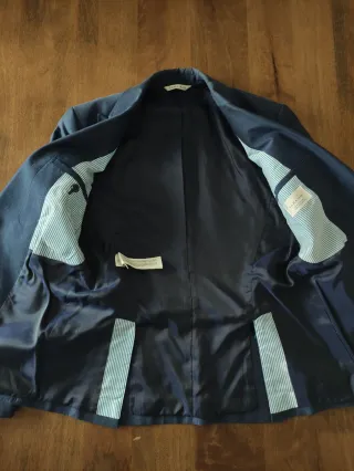 Americana azul talla 46 punta de lanza