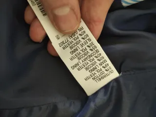 Americana azul talla 46 punta de lanza