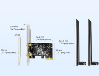 Adaptador WiFi PCIe Cudy AC1300