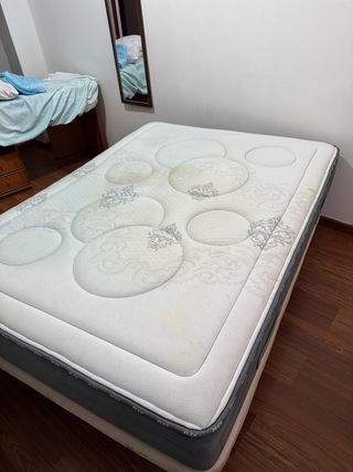 Colchón y Base Tapizada FLEX