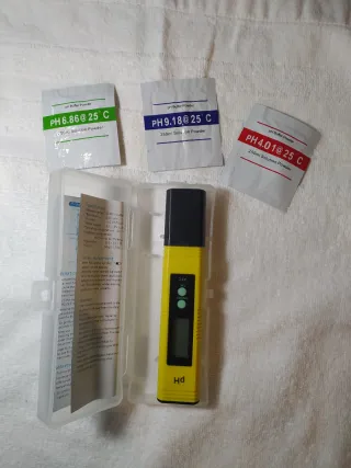 Lote Acuario: Comedero + Medidor pH + TDS