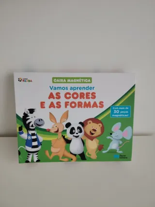 Caixa Magnética Panda Cores e Formas