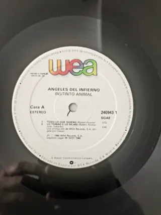 Vinilos Ángeles del Infierno - Joven para morir