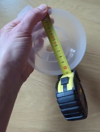 Embudo sal lavavajillas