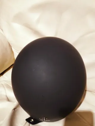 Casco moto nero fiberglass