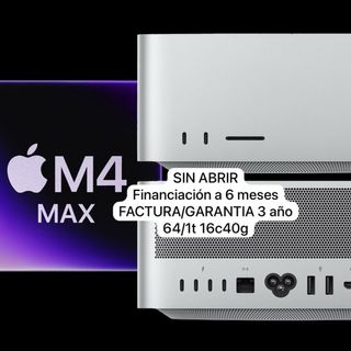 Mac Studio M4 Max 64GB 1TB PRECINTADO