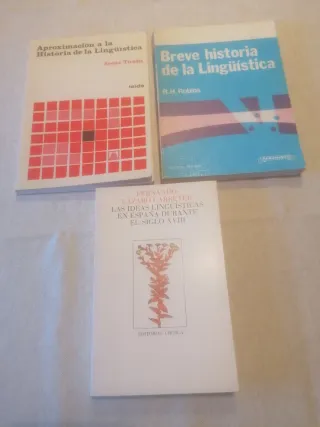 3 LIBROS LINGÜÍSTICA. LÁZARO CARRETER-TUSÓN-ROBINS