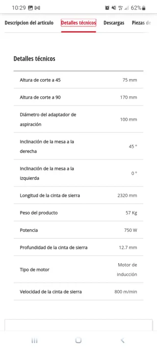 Sierra de cinta Einhell