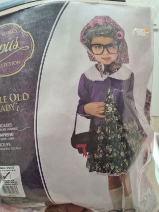 Disfraz Niña Abuela Talla S (3-4 años)