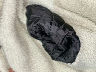 Chaqueta vaquera Bershka negra con borrego Talla M