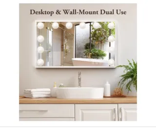 Espejo Hollywood con Luces LED