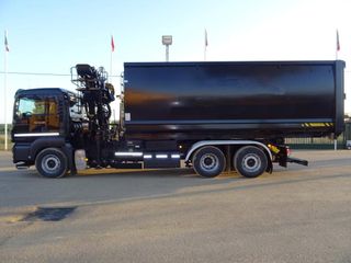 MAN TGS 26 440-CAMIONES GANCHO + GRUA