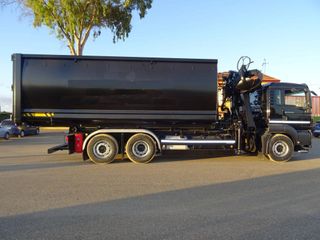 MAN TGS 26 440-CAMIONES GANCHO + GRUA