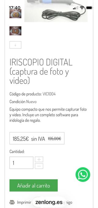 Iridoscopio Zenlong con CD