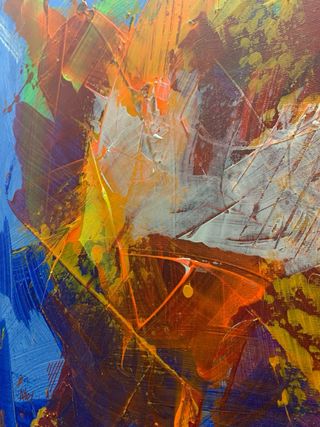 Quadro astratto Alby di A.Cacace 40x50 cm