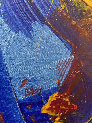 Quadro astratto Alby di A.Cacace 40x50 cm