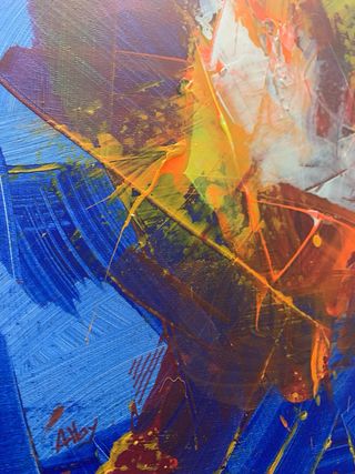 Quadro astratto Alby di A.Cacace 40x50 cm