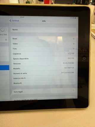 iPad 3a Generazione Apple Argento