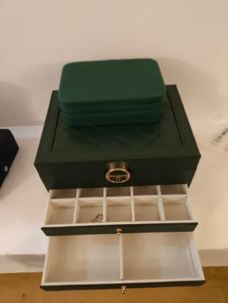 Set portagioie verde