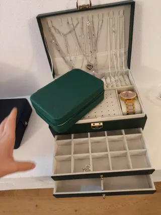 Set portagioie verde