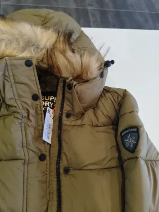 Cazadora Superdry niña verde militar