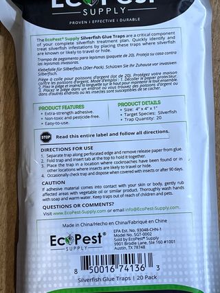 Armadilhas Cola Insetos EcoPest 20 Unidades