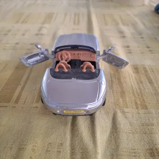 Modellino auto cabriolet argento