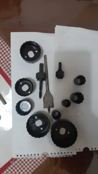 Set Seghe a Tazza e Punte Trapano