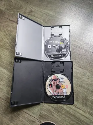 GTA San Andreas y Splinter Cell PS2