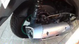 Maxi Scooter Kawasaki 125j Negra/Plata