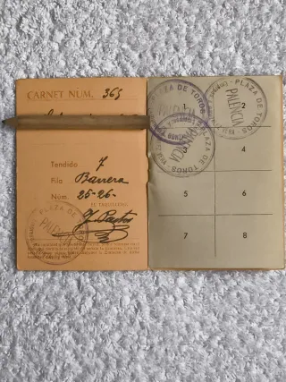 PALENCIA COLECCIONISMO TAURINO AÑOS 1958-1961-1996