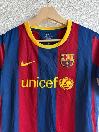 Camiseta FC Barcelona 2010 Talla L (Niño)