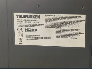 Telefunken 24 HD Ready LED TV SOMNIA24ESTV