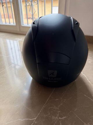 Casco integral con gafa interior negro mate