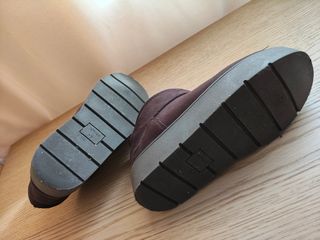 Botines marrones de plataforma