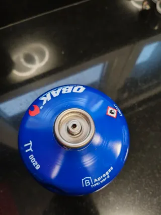 Bombona de gas pequeña ideal para camping gas