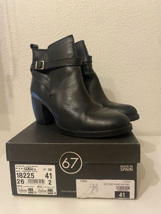 Botines SixtySeven Piel Hebillas Talla 41