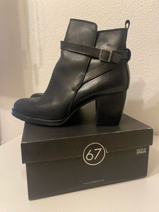 Botines SixtySeven Piel Hebillas Talla 41