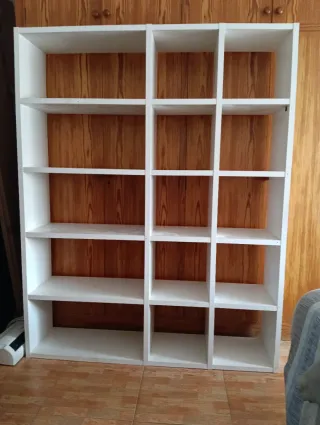 Estantería modular blanca Ikea